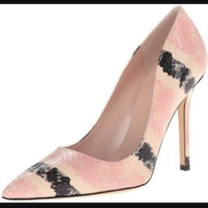 Kate Spade Larisa Stripe Snake Leather Pump Size 8